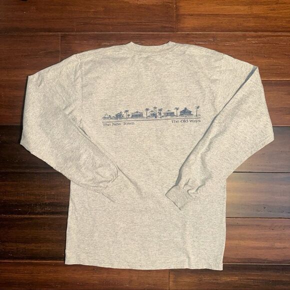 Seaside Ladies Long Sleeve T-Shirt - Picture 4 of 4